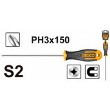 Ingco hs68ph3150 odvijač phillips ph3x150mm ( HS68PH3150 ) Cene