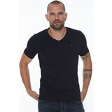 Dewberry T8568 V-NECK MEN'S T-SHIRT-NAVY BLUE | Shoptok.si