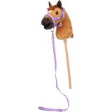 QHP Komplet oglavke in povodca Hobby horse - Vijolična Cene