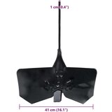 vidaXL Nastavek za plug črn kovinski | Shoptok.si
