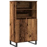  Visoka komoda boja staro drvo 60x36x110 cm konstruirano drvo | shoptok.hr