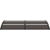  Nadstrešnica za vrata crna 200 x 80 cm PC | shoptok.hr