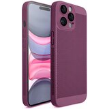 MOOZY VentiGuard Phone Case za iphone 14 pro, 6,1-palčni, zračen ovitek za iphone 14 pro s perforiranim vzorcem za kroženje zraka, trda torbica za iphone 14 pro, vijolična, (21167364) | Shoptok.si