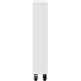  Uska kolica za pohranu bijela 48x13x68 cm od konstruiranog drva | shoptok.hr