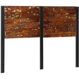  Uzglavlje kreveta 140 cm Puno obrađeno drvo i željezo | shoptok.hr
