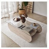 Hanah home sto za dnevnu sobu brise travertine transparent | ePonuda.com