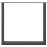  Noge za blagovaonski stol U-oblik 2 kom antracit 90 x (72-73) cm čelik | shoptok.hr