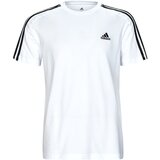 Adidas Majice s kratkimi rokavi 3S SJ T Bela Cene