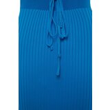 Trendyol Blue Tie Detailed Knitwear Bottom-Top Set | Shoptok.si