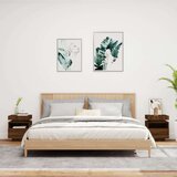  Noćni ormarići s LED svjetlima 2 kom boja hrasta 40x39x48 5 cm | shoptok.hr