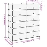  Stalak za cipele crni 94,5 x 36,5 x 106 cm PP | shoptok.hr