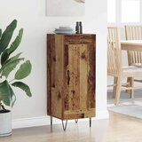 vidaXL Kreveta Staro drvo 34,5 x 34 x 90 cm Obrađeno drvo i čelik | shoptok.hr