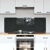 vidaXL Zaščita za kuhinjo 2 pcs Temno siva 70 x 50 cm kaljeno steklo | Shoptok.si