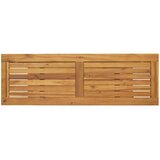 Vanjski stol s pohranom Prirodna i siva 110 x 35 x 75 cm | shoptok.hr