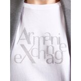 Armani Exchange Majica srebrna / bela | Shoptok.si