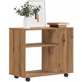 vidaXL Stranska mizica artisan hrast 70x35x55 cm inženirski les Cene