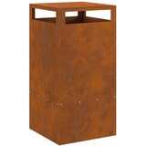vidaXL Corten jeklo / Rjava Corten jeklo 50 x 50 x 100 cm Zunanji ogenj | Shoptok.si