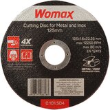 Womax rezna ploča, FI125x1.60mm Cene