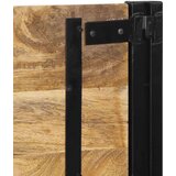 vidaXL Uzglavlje 160 cm Puno drvo Mango i željezo | shoptok.hr
