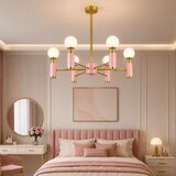 Opviq luster Moira-20202-H, 6 × E27, roze | Eponuda.com