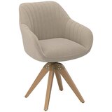 Bessagi Home Naslanjač Sally, Bež, Vrtljiv | Shoptok.si