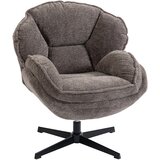 HOMCOM ušesni naslonjač poliester, kovina 86D x 76Š x 88V cm Siva, (5000242925) | Shoptok.si