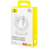 Baseus Gem USB A to USB C fast charging cable 1 m 100 W Purple | shoptok.hr