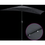 vidaXL Vrtni dežnik Antracit 294 x 150 x 224 cm blago | Shoptok.si
