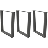vidaXL Noge blagovaonskog stola V-oblika 3 kom antracit 80x(72-73,3)cm Cijene