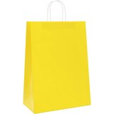  Papirnate vrećice 50 kom s ručkama žute 32x17x44 cm | Eponuda.com