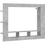 TV ormarić boja betona 152 x 22 x 113 cm od konstruiranog drva | shoptok.hr