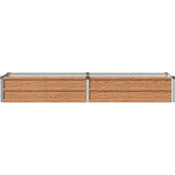  Povišeni vrtni krevet Drvena smeđa 160 x 40 x 24 cm | shoptok.hr