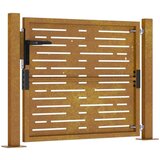  Vrata 105 x 105 cm od čelika COR-TEN četvrtasti dizajn | shoptok.hr