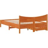 Okvir kreveta s ladicama voštano smeđi 150x200 cm od borovine | shoptok.hr