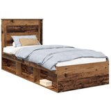  Okvir za krevet Staro drvo 75 x 190 cm Čvrsto borovo drvo | shoptok.hr