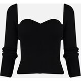 Trendyol Limited Edition Black Collar Detailed Knitwear Sweater | Shoptok.si