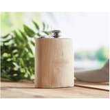  PLJOSKA METALNA PRESVUČENA BAMBUSOM 175ML MIDOCEANBRANDS MO6356-13 NATUR | shoptok.hr