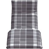  Sklopiva ležaljka za sunčanje siva s kariranim uzorkom 175x54x8 5 cm Oxford tkanina - Siva karirana 1 | shoptok.hr