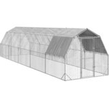  Kavez za kokoši s krovom 2,5x10x2,25 m pocinčani čelik | shoptok.hr