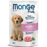 Monge Fresh Dog sos GF Puppy - Svinjetina 85g Cene