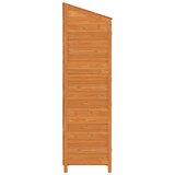  Vrtno spremište smeđe 102 x 52 x 174,5 cm od masivne jelovine | shoptok.hr