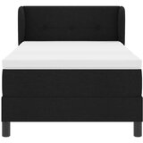  s opruga kutije s uzglavljem Crna 90 x 200 cm tkanina | shoptok.hr