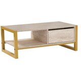 Hanah home Club sto Haldizen, 105x40x55 cm, bež | Eponuda.ba