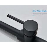 EYN Črna kuhinjska armatura KB1507 | Izvlečna pipa za kuhinjo v črni barvi — Črna - LED | Shoptok.si