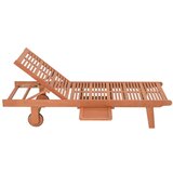 Garden Pleasure Leseni vrtni ležalnik v kremasto-naravni barvi San Diego - | Shoptok.si