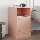 Furnova Nočna omarica roza 34,5x39x62 cm jeklo, (21926958) | Shoptok.si