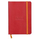  Notes A6, Rhodiarama soft, s gumicom, diktando crte, crveni Slike