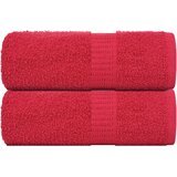  Ručnici za pranje ŽABA 2 kom. Crvene 30x30 cm 360 g/m² | shoptok.hr