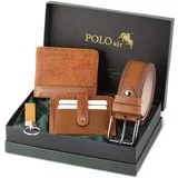 Polo Air Wallet - Brown - Plain