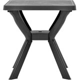 Bistro stol antracit 70 x 70 x 72 cm plastični | shoptok.hr